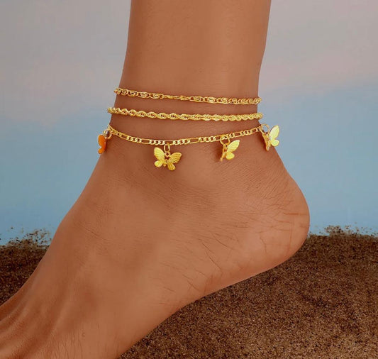 Anklet butterfly