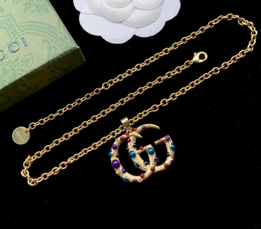 GG Gold Plated Necklace