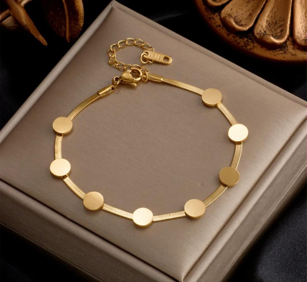 18k gold plated bracelet