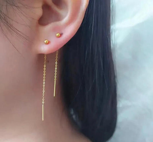 18ct gold plated earing