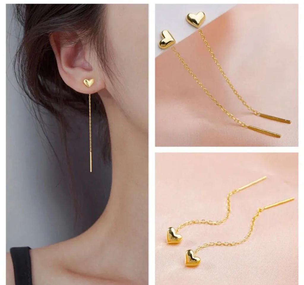 18ct gold plated earing