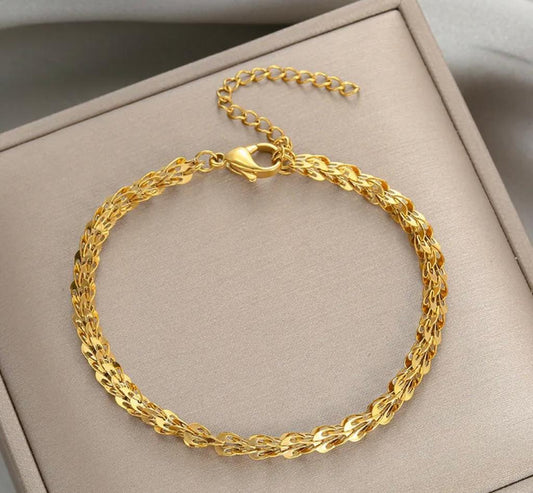 18k gold plated bracelet