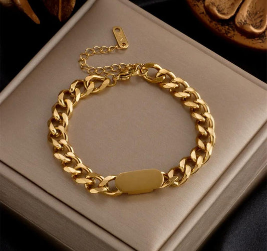 18k gold plated bracelet